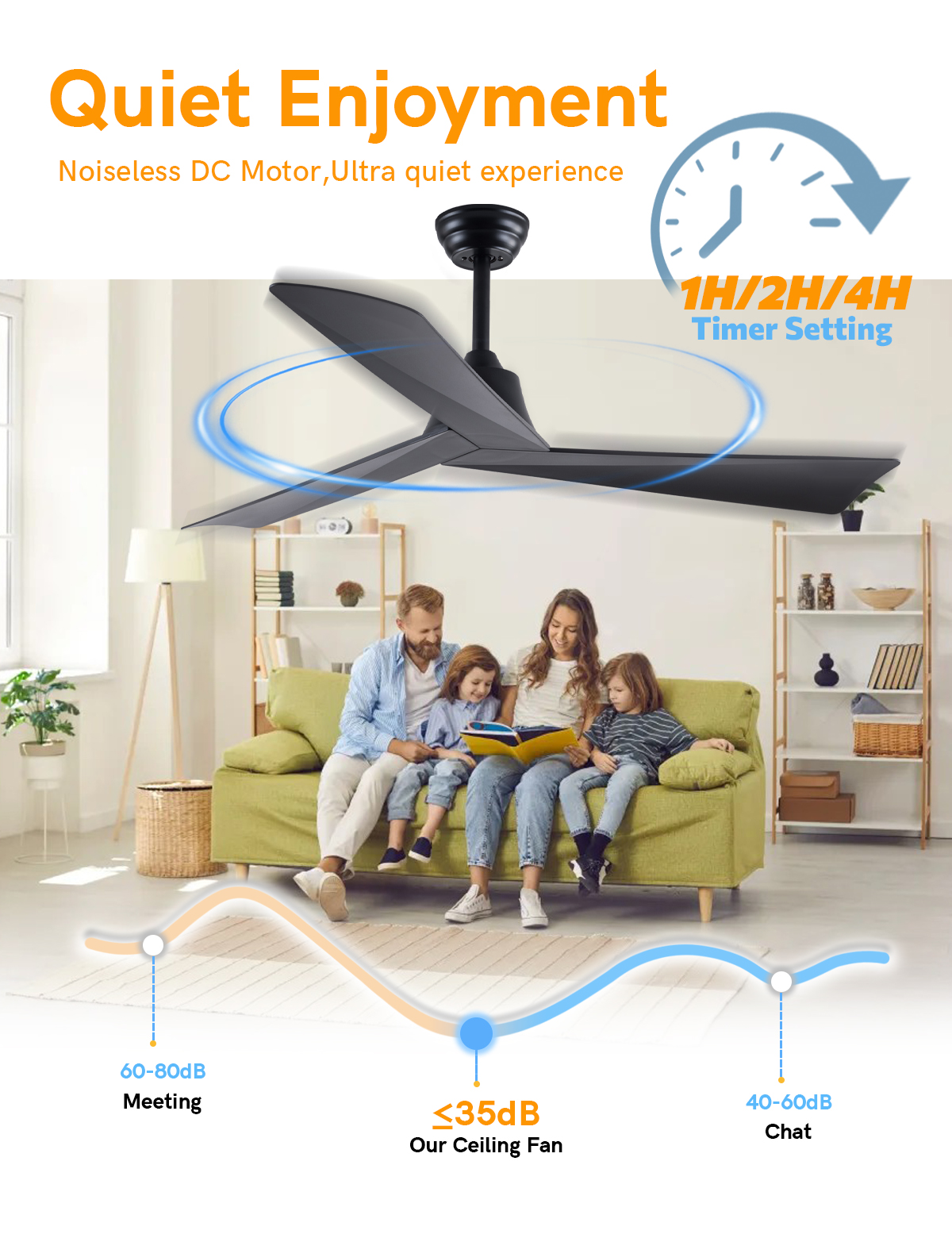 New Design Modern Electric Bldc Decorative Fan with Remote Control Air Cooling Ceiling Fan OEM/ODM