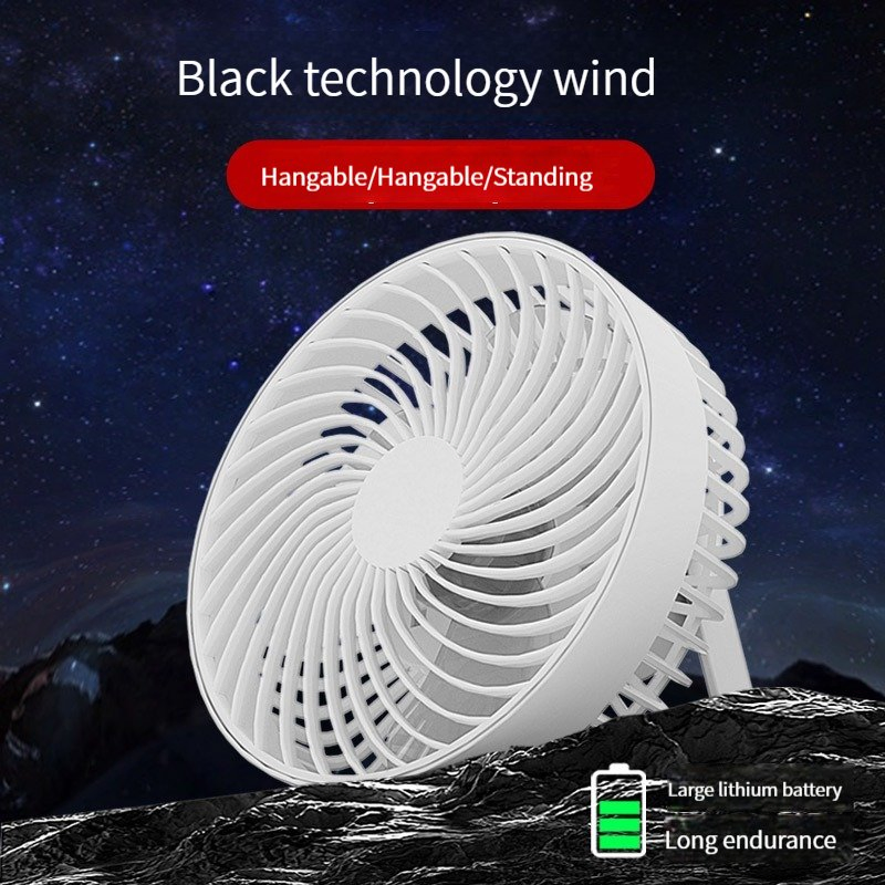 2025 New Portable Desk Fan Wall Hanging Fan Ceiling Fan with Remote Control for Home and Outdoors Travelling and Camping