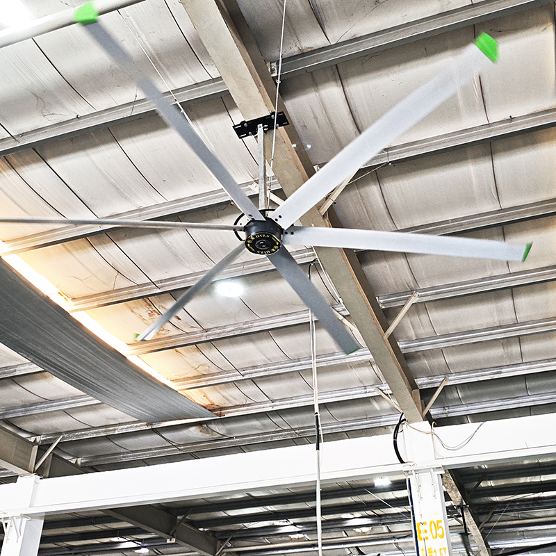 JULAI High Air Volume 13ft 4m Large Industrial HVLS Fan Low Noise Giant Ceiling Fan For Factory Cooling