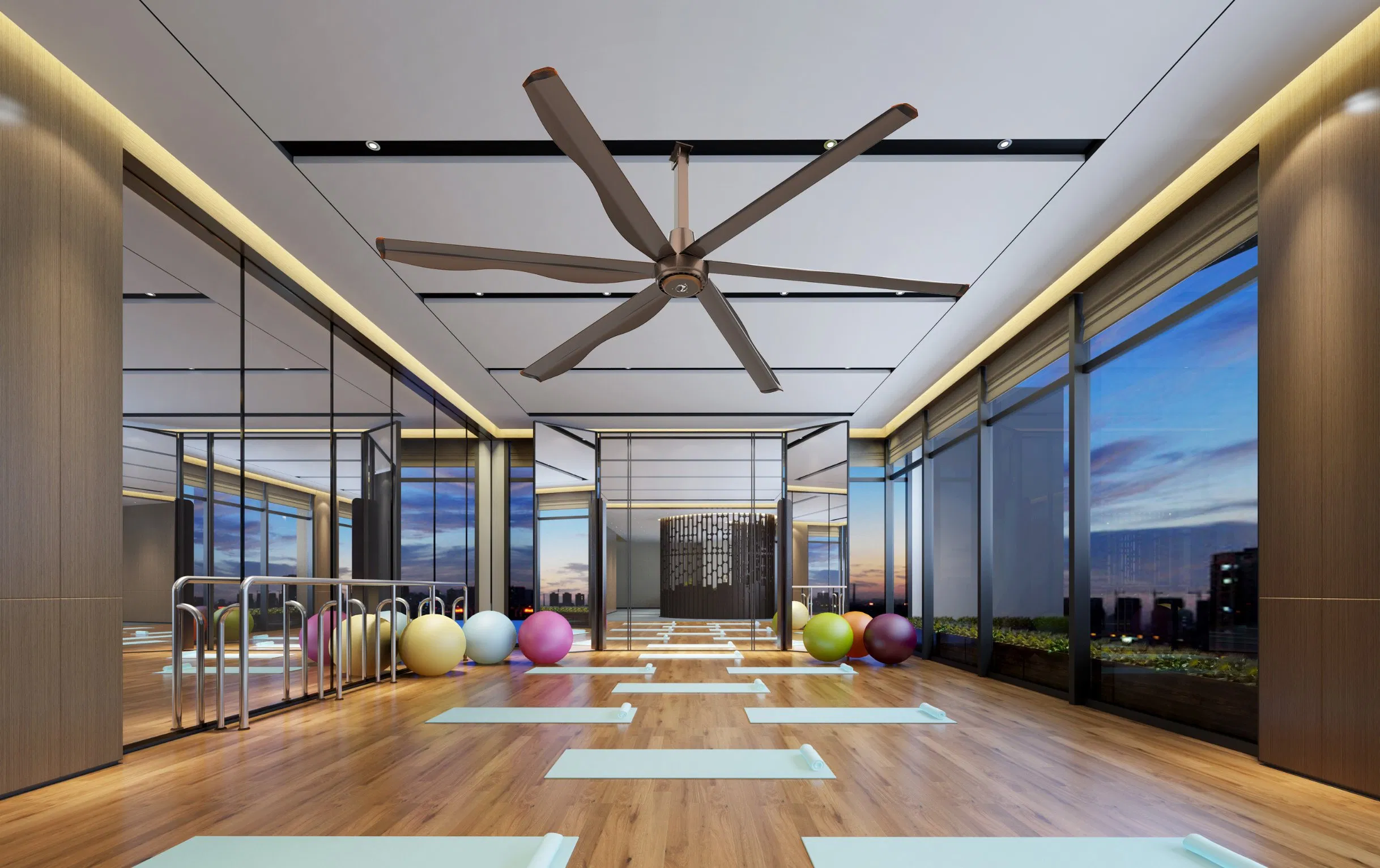 Commercial Ceiling Fan 220V/380V Ceiling Fan for Gym and Business Premises