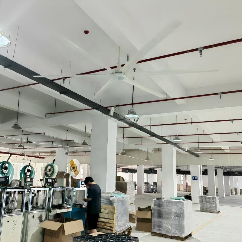 AipuFans Commercial Industrial Use 1.5m 2m 2.5m 3m HVLS Fan Big Volume 6 Blades Ceiling Fan For Restaurant Gym Large Venue