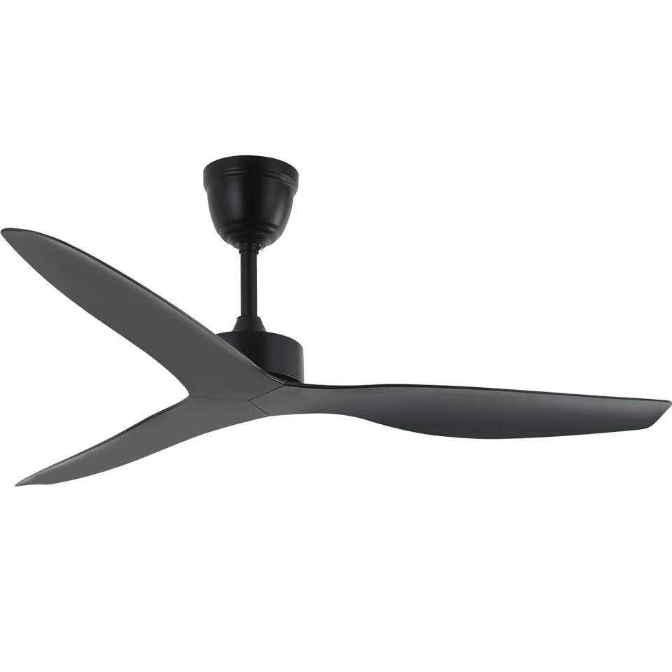 #2939 Factory Direct Modern Style 52-Inch 3 Abs Blades Silent Ceiling Fan DC Motor With Remote Control Living Room Bedroom Use