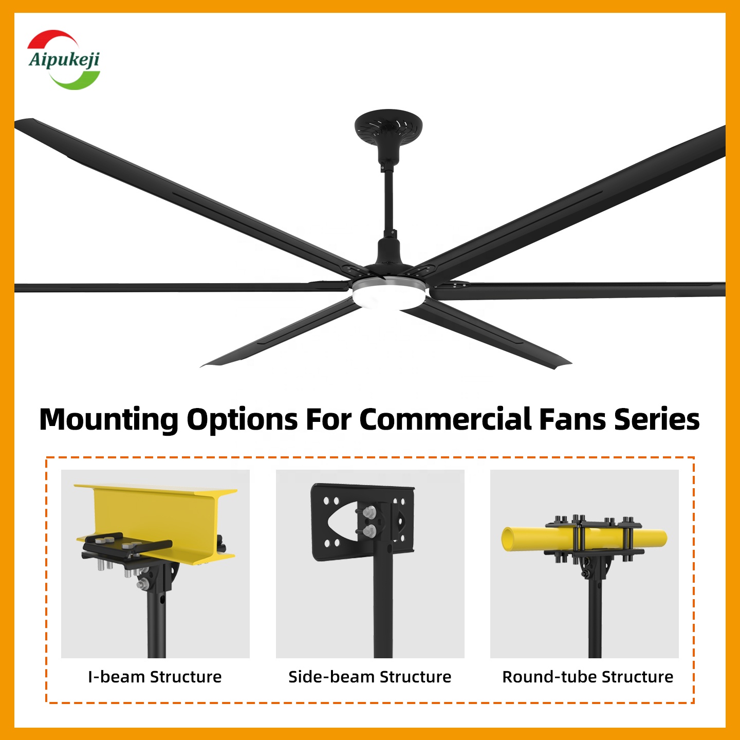 HVLS FANS 120inch HVLS Industrial Large Ceiling Fan with Light for Gym Shopping Mall Large Air Flow Cooling Fan