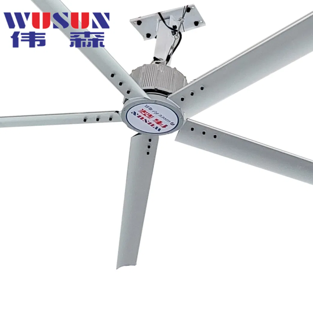 Energy-Saving 20FT Industrial Hvls Ceiling Fan with Pmsm Gearless Motor - Big Commercial Fan for Efficient Airflow