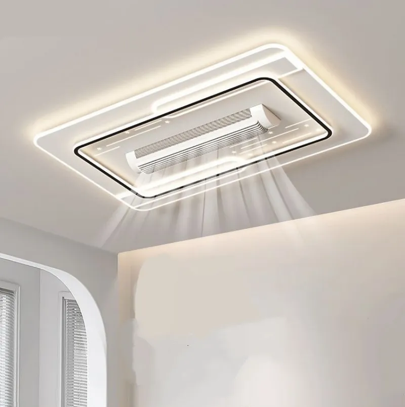 Modern 42-Inch Intelligent 6 Wind Speed Remote Control Ceiling Fan with Light (ZY-FS034)