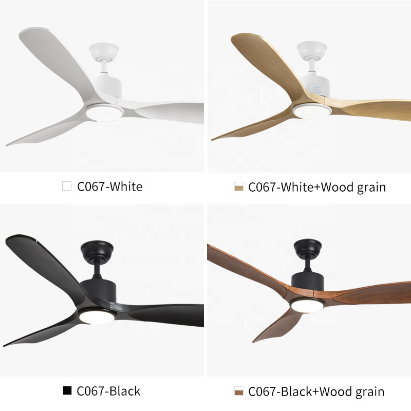 C067 52 Inch DC Motor Ceiling Fan Without Light