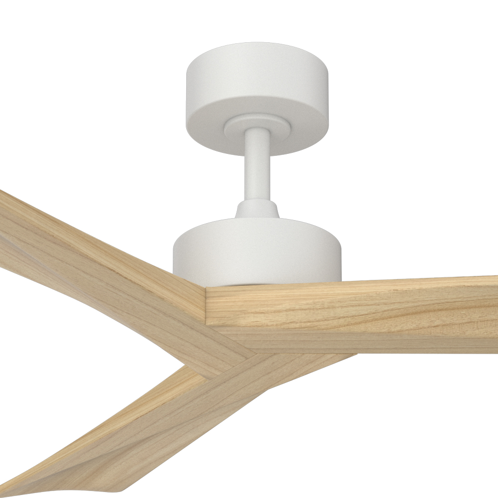 Modern Style Ventilador De Techo 3 Palas Madera Sin Luz Wooden Design Ceiling Fan Without Light