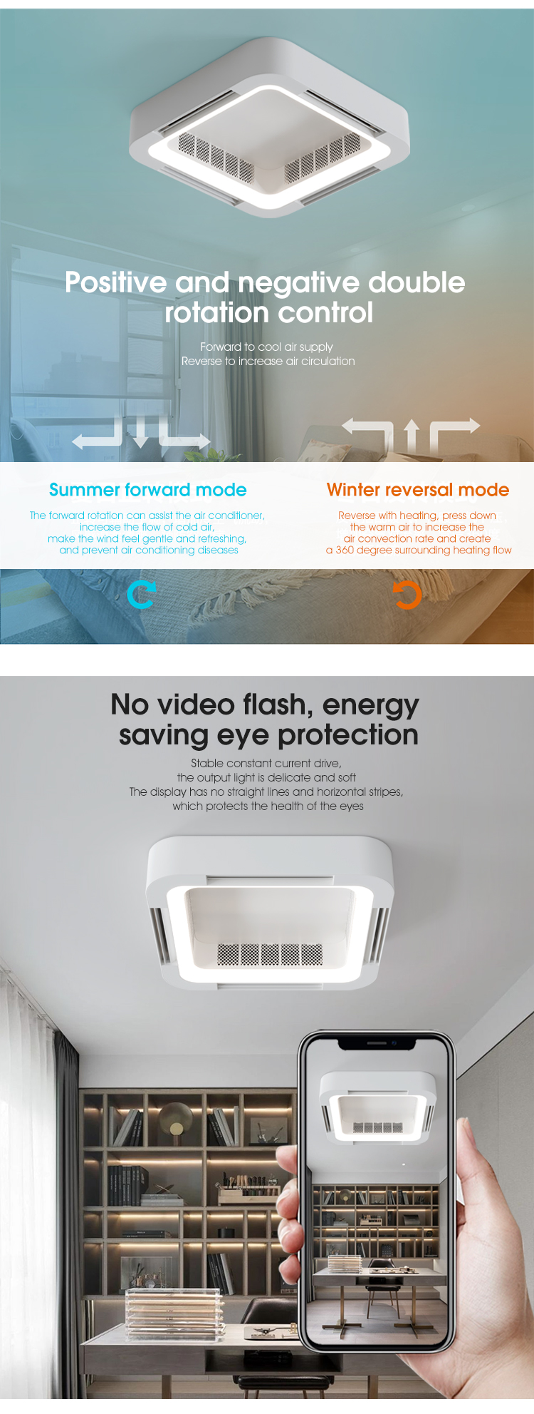 Bladeless Ceiling Fan Details 5