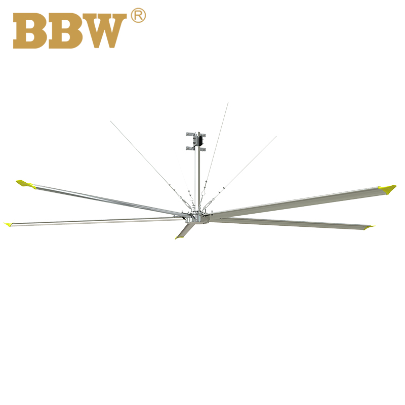 8FT 9FT 10FT Low RPM Wholesale HVLS Commercial Ceiling Fan for Garage Meeting Room Office School Classroom