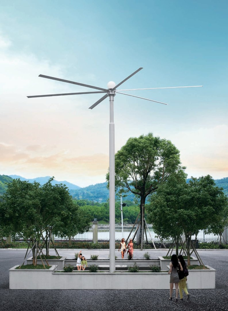 Large Industrial Ventilation Outdoor Ceiling Fan Suitable for Parks
