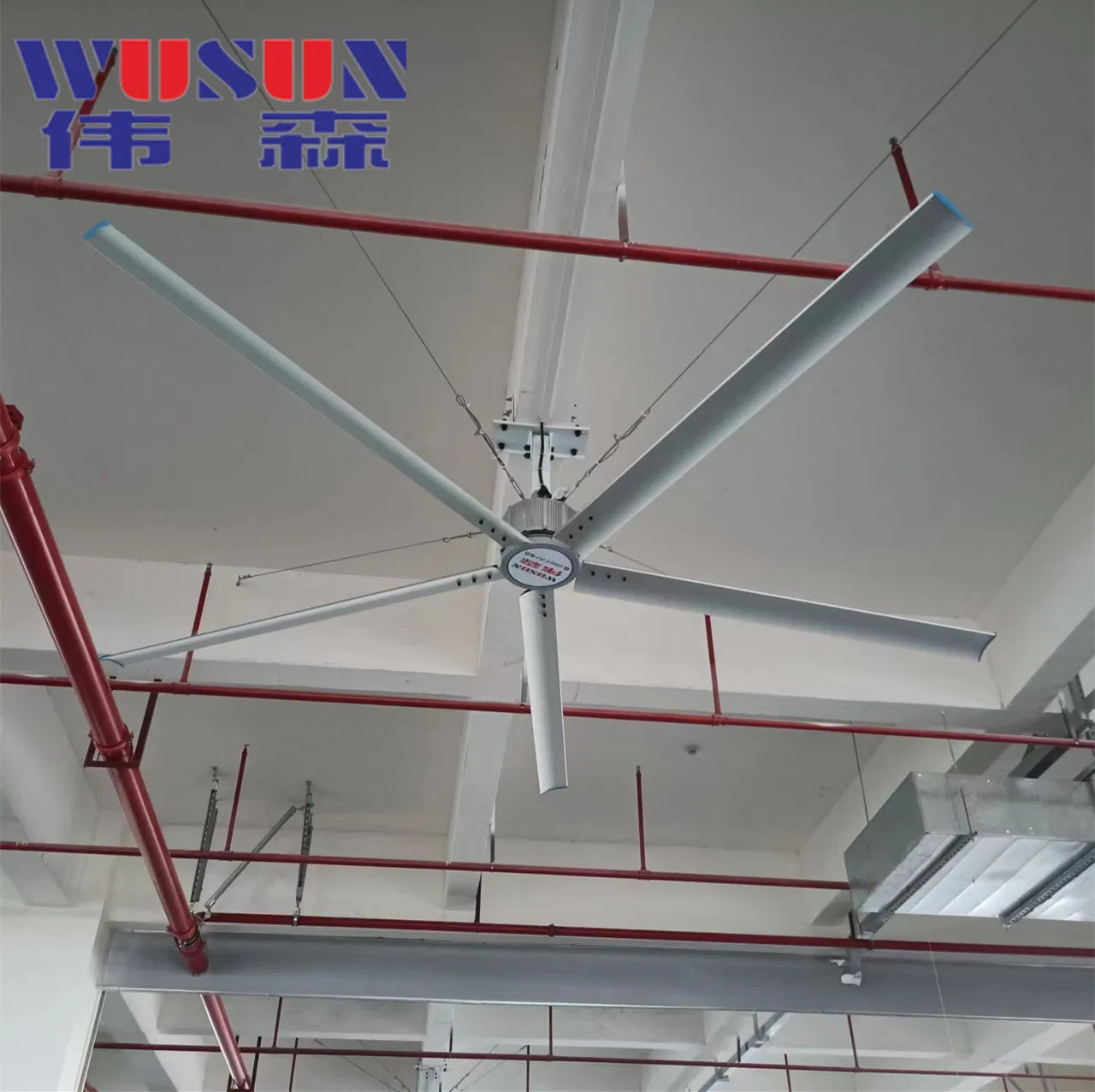 20FT Big Orient Outdoor Hvls Industrial Big Size AC Electric Ceiling Fan Hvls Energy Saving Industrial Ceiling Fan