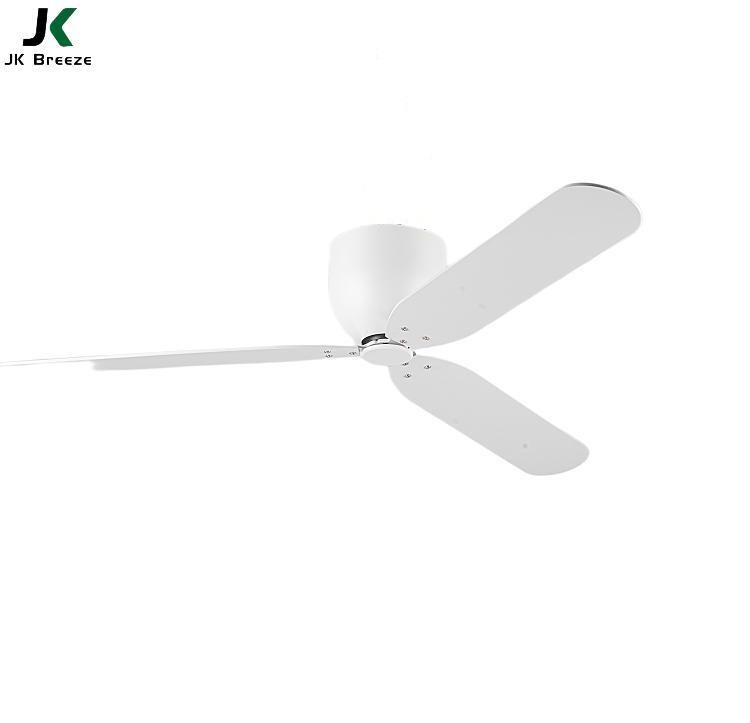 JK ZS-52-22021B-WH 52inch 3 Plywood Blades Energy-saving White Decorative Ceiling Fan Ceiling