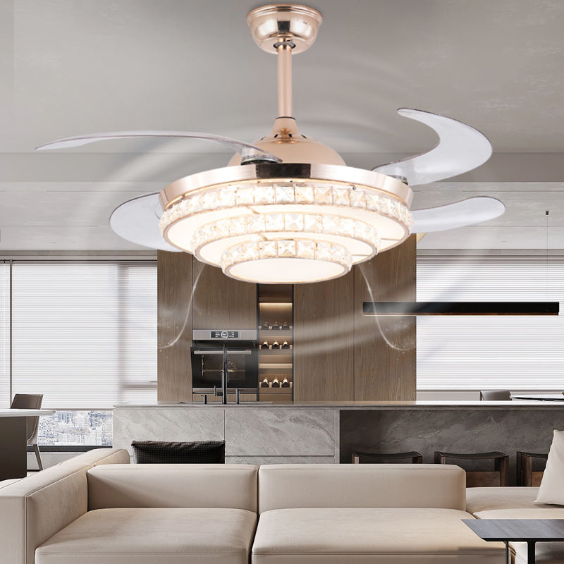 Energy-Efficient ABS Blade Ceiling Fan with Integrated LED