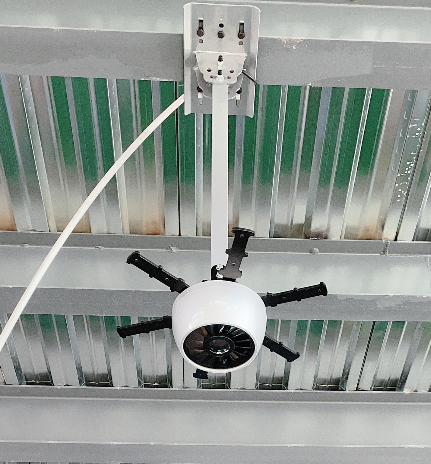 3M Commercial Large HVLS Ceiling Fan with 6 Blades High-Velocity Low-Speed Ventilation Fan