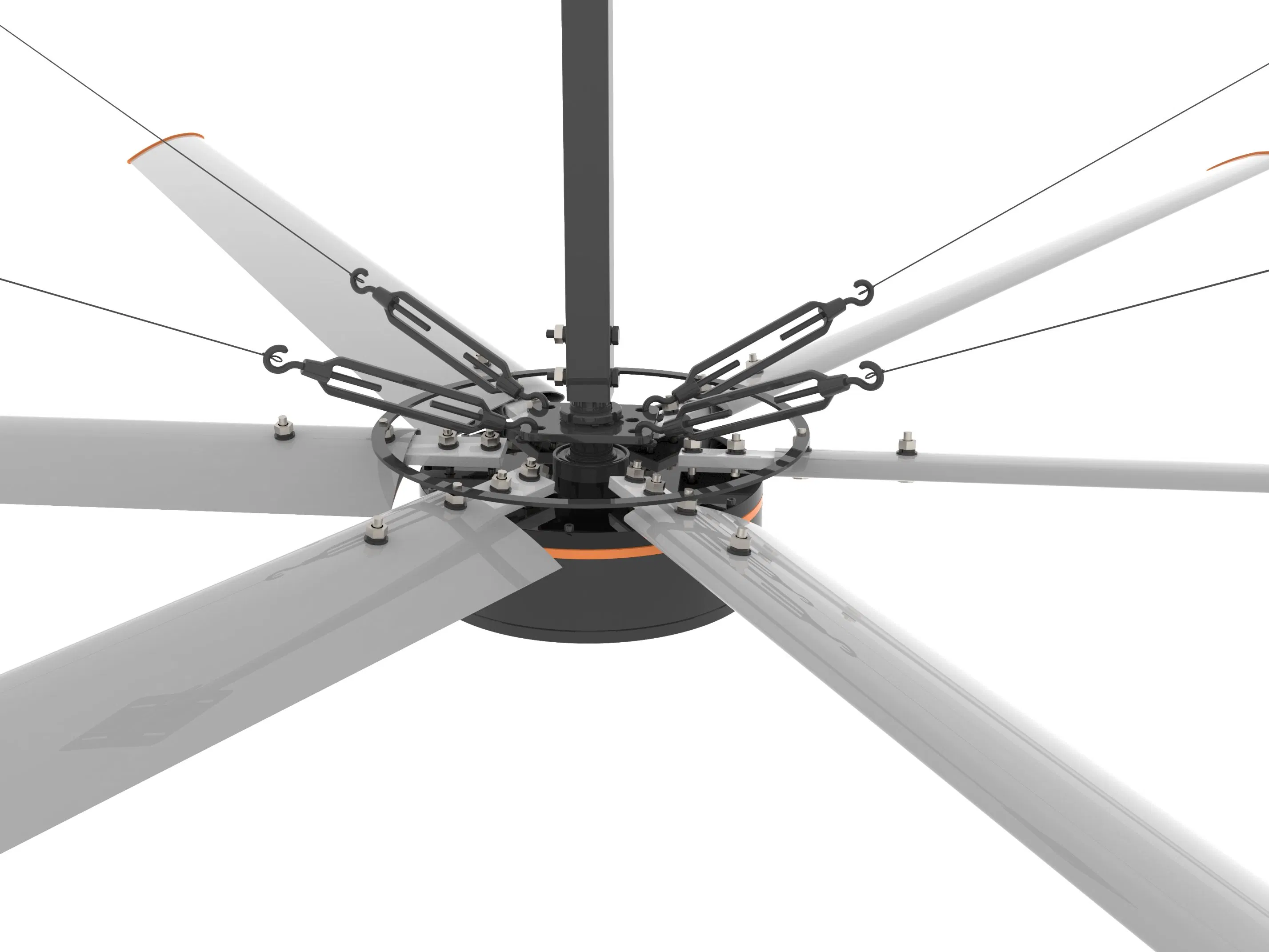 24FT High-Performance Big Ceiling Fan - Ideal for Commercial and Residential Use
