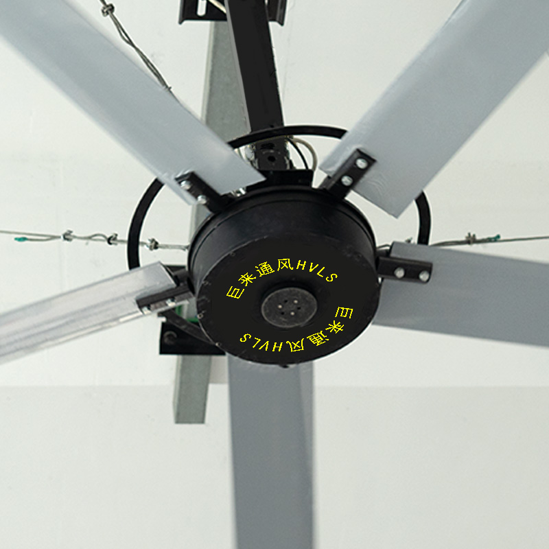 JULAI 16/18/22/24ft Big Industrial HVLS Ceiling Fan High Volume Low Speed Ventilation Fan for Warehouse and Factory