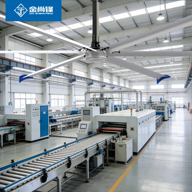 Natural Airflow 3-7.3m Permanent Magnet Industrial Hvls Direct Drive Ceiling Fan