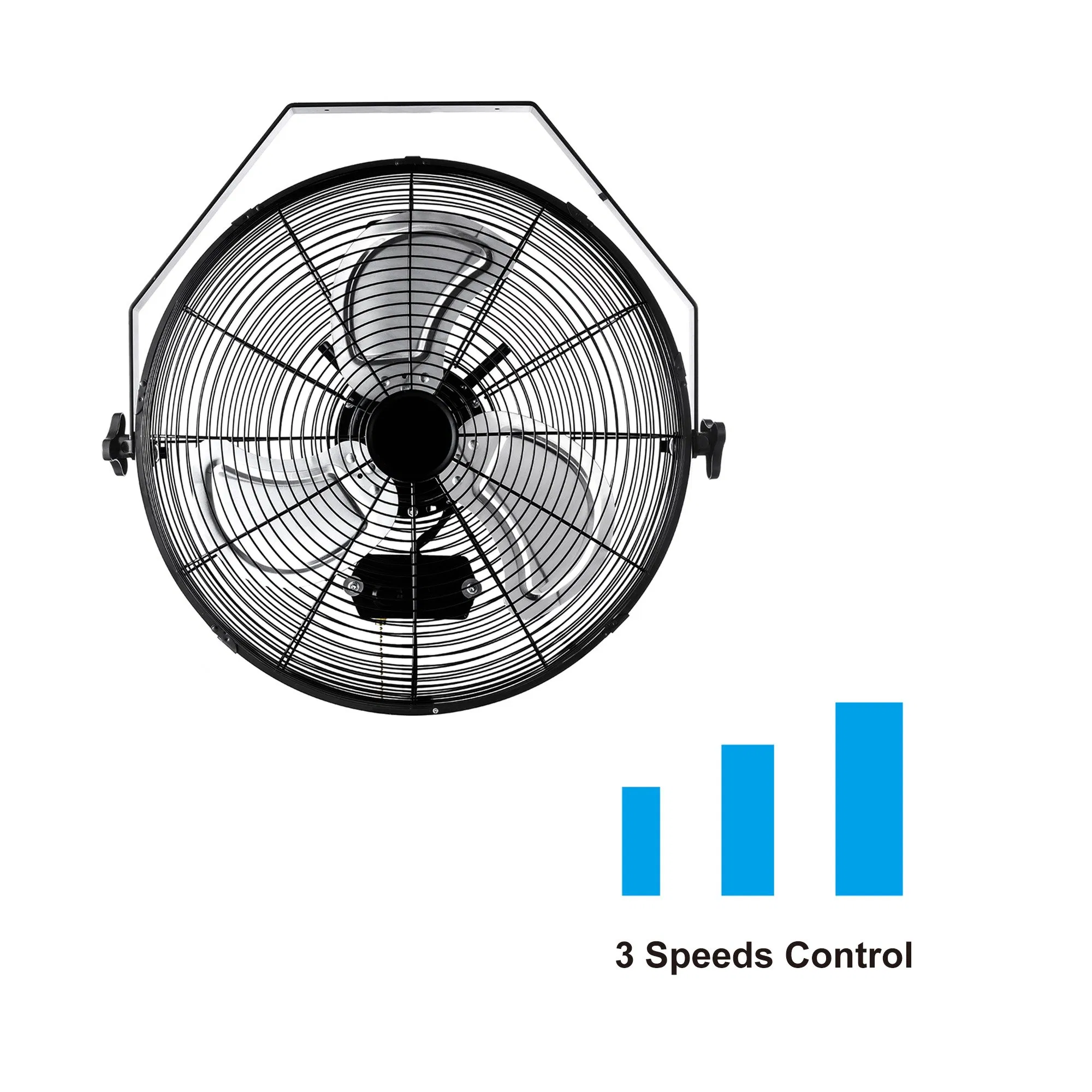 Water/Resistant/Certified 18"20" Electric/Air Ceiling/Cooling Wall/Mounted/Fan High Performance Low/Noise/3-Speed Indoor/Outdoor/Use Cooling/Industrial/Fan