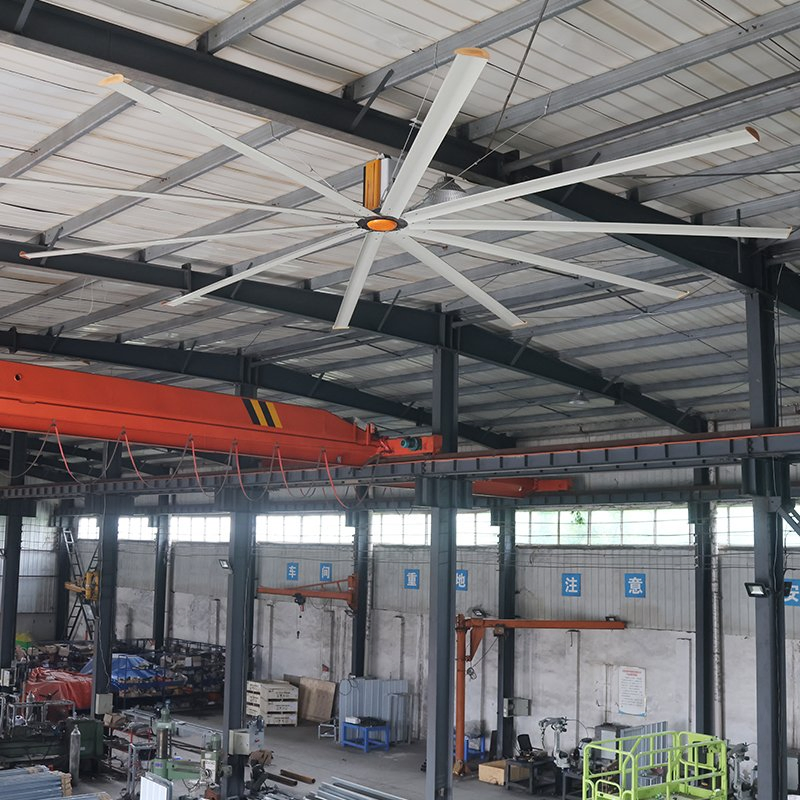 12/16/18/20/24 Feet Workshop Ventilation Warehouse Commercial Industrial Large Low-Noise Factory Ceiling Hvls Fan
