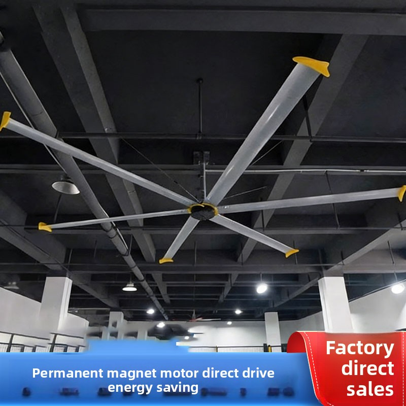 New Easy Installation Smart Quiet Industrial Ceiling Fan with Online Support for School Gym