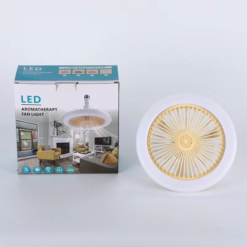 High Quality Cheap European Modern Minimalist Decoration LED Ceiling Fan Remote Control Dimmable Low Profile 110V 220V B22/E27 Small Ceiling Fan with LED Light