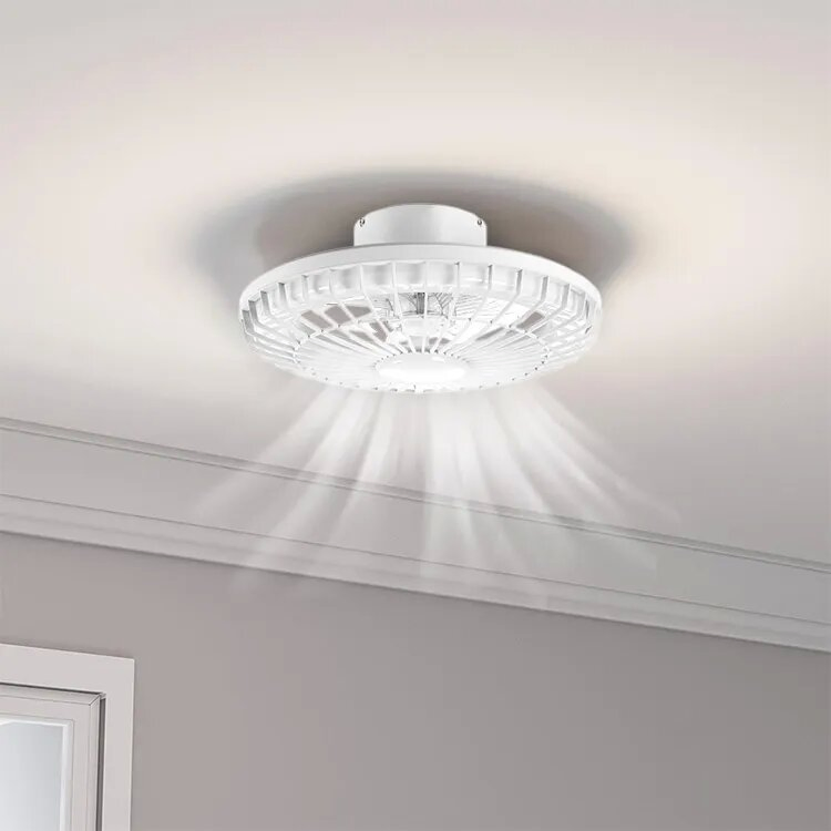 Low Noise Modern APP Control Home Bedroom Living Room 220V Smart LED Ceiling Fan with Light and Remote Control