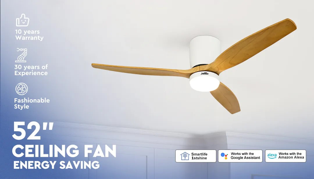 Low Profile LED Ceiling Fan Details