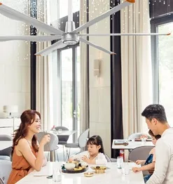 Cheap Price 10FT Big Airflow Low Speed Commercial Type Hvls Ceiling Fan