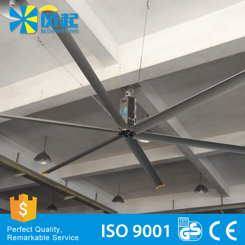 BLOWING up Most Popular Industrial HVLS Ceiling Fan with Aluminum Alloy Blades 380V/220V OEM