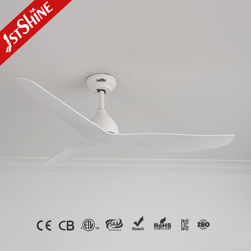 1stshine Ceiling Fan with DC Motor High Speed Smart Modern White 52 Inches Ceiling Fan