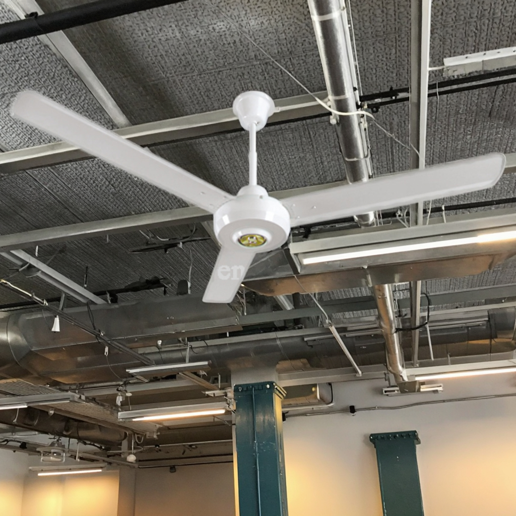 Hot Sale Electric Metal 56" Ceiling Fan with 3 Blades Mechanical Control Quiet Design for Household &amp; Hotel Use