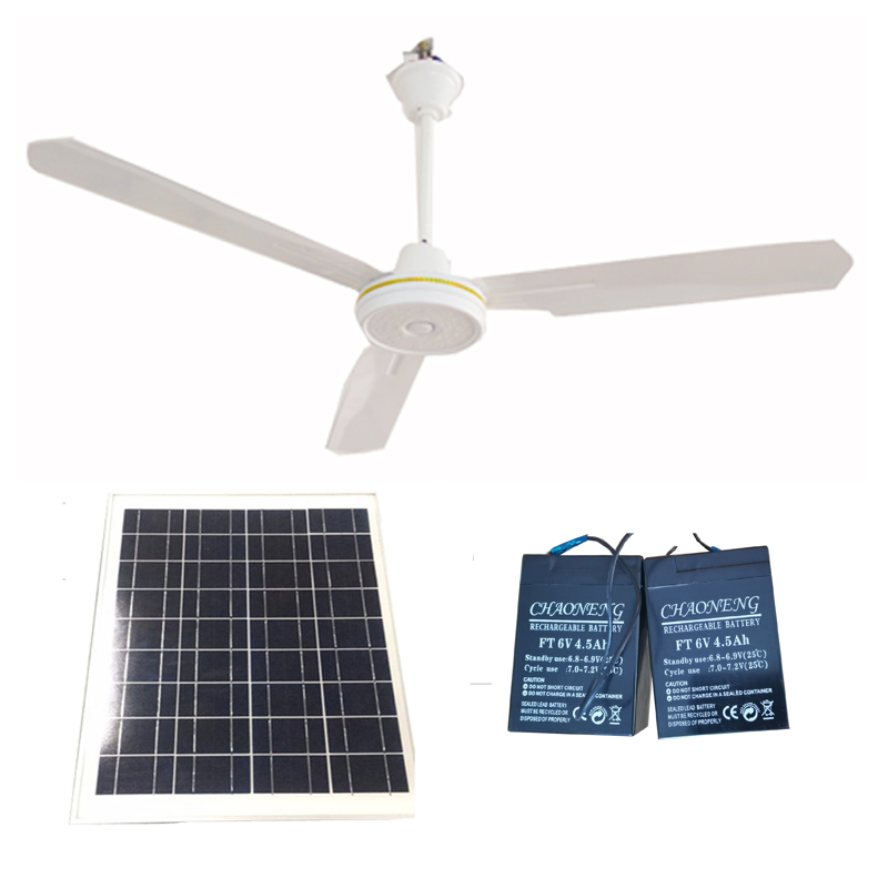 48' 56' Inch Acdc on Grid Remote Control Solar Ceiling Fan
