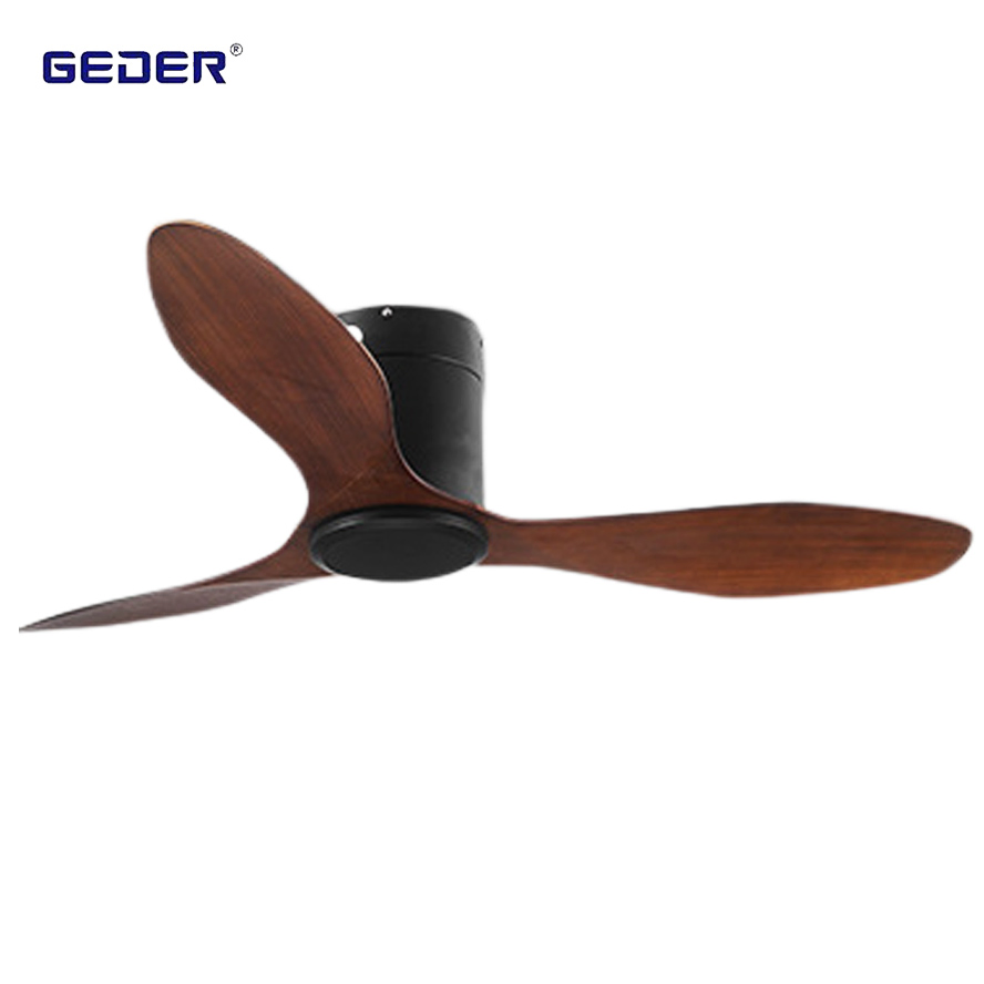 LED Ceiling Fan 48" DC Fan Light 35W Three ABS Blades LED Remote Ceiling Fan with Light