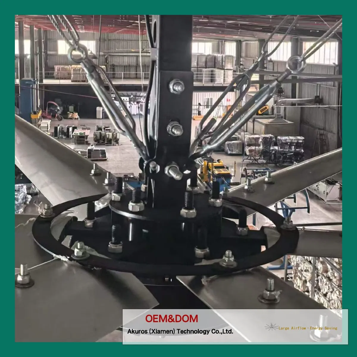 Energy Efficient Pmsm Hvls Fan Motor Ceiling Fan for Industrial Applications
