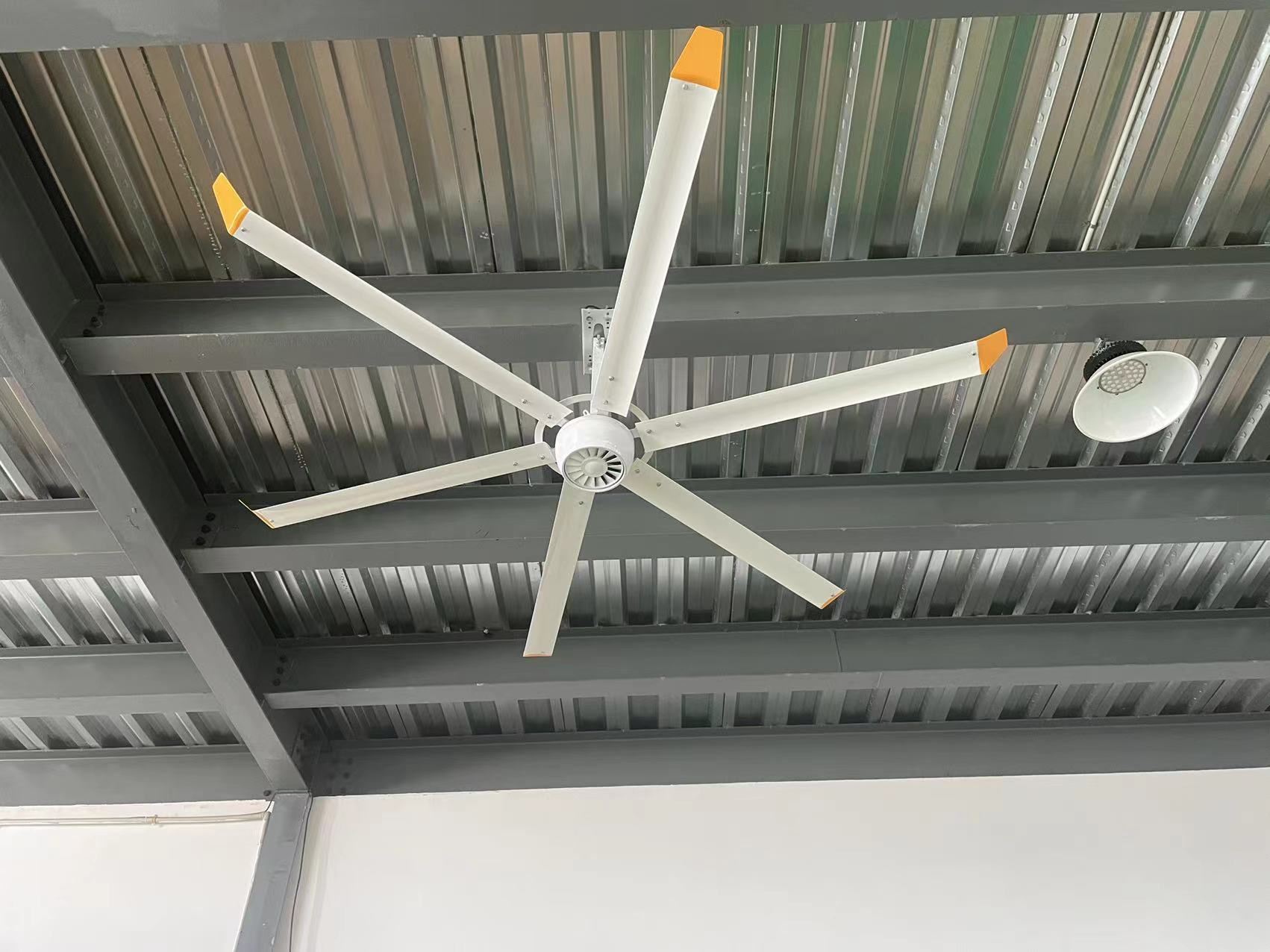 3M Commercial Large HVLS Ceiling Fan with 6 Blades High-Velocity Low-Speed Ventilation Fan