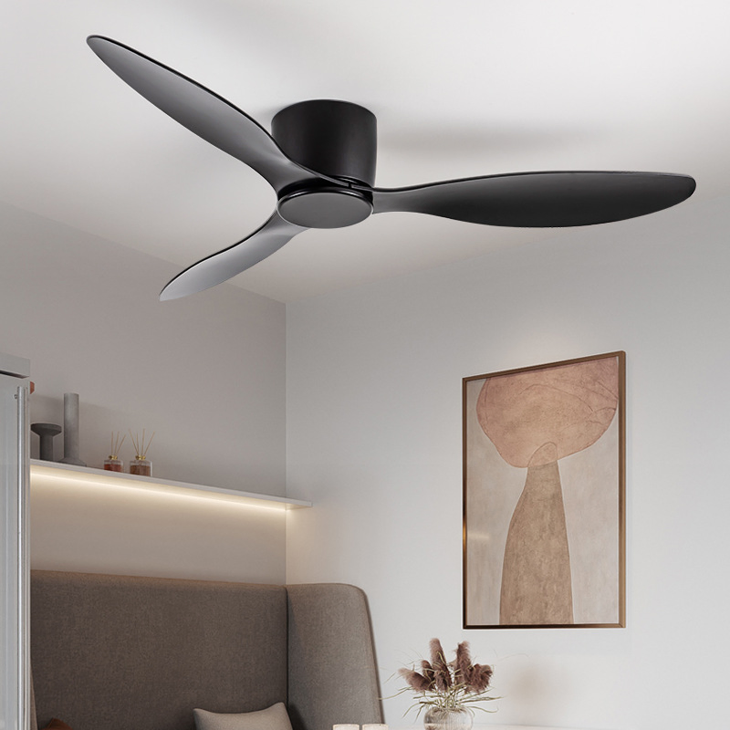 Ceiling Fan with LED Light DC Motor 42 Inch Large Air Volume Remote Control White for Kitchen Bedroom Dining Room