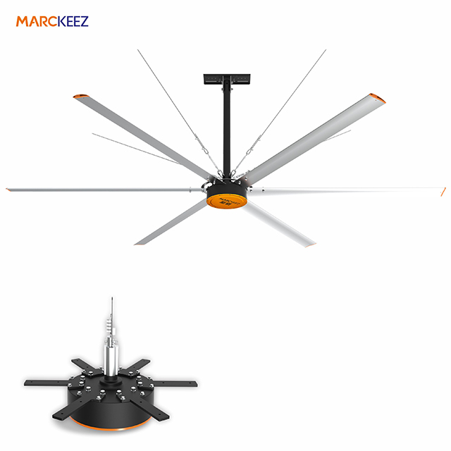 4.9M Industrial Fan Long Size Stainless Steel Blades HVLS Ceiling Fan