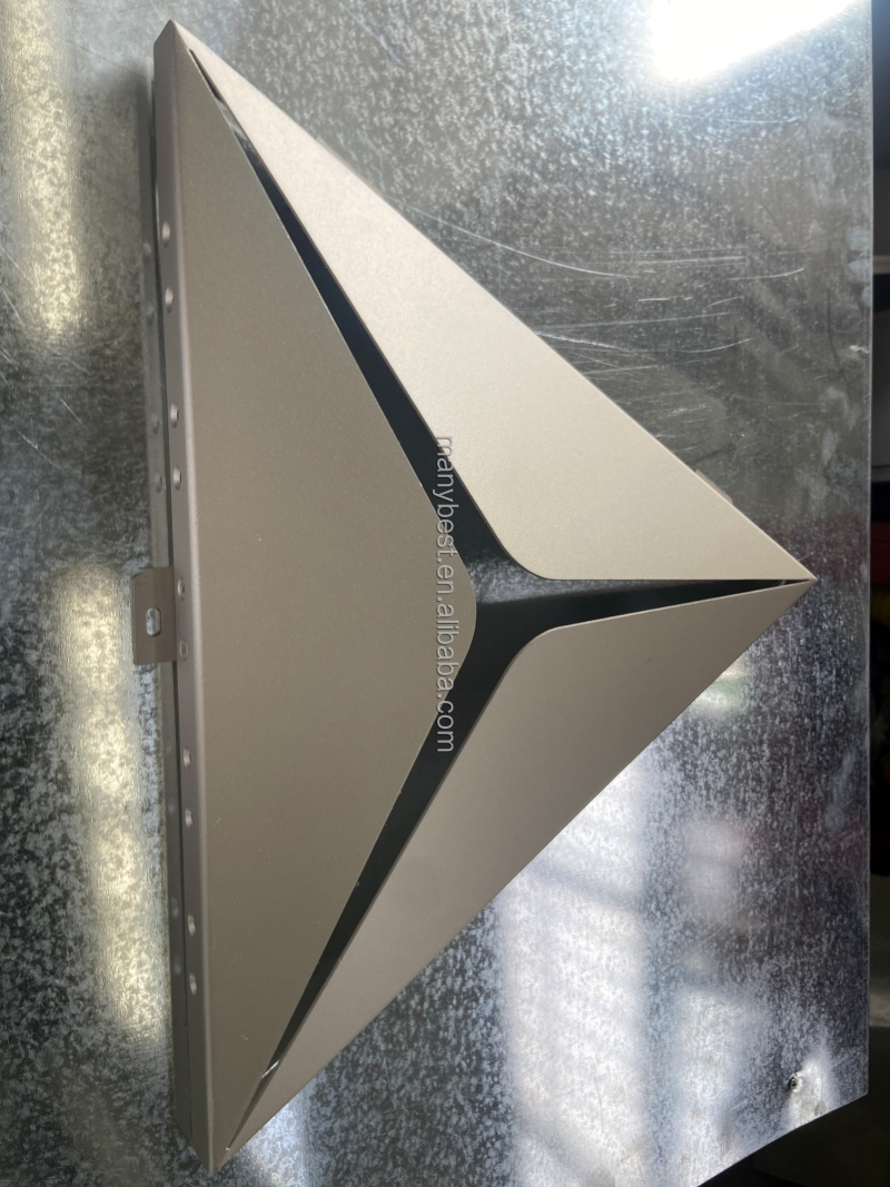 Modern Hall False Ceiling Decoration Custom Architectural Aluminum Alloy 3D Stretch Ceiling Fireproof Waterproof
