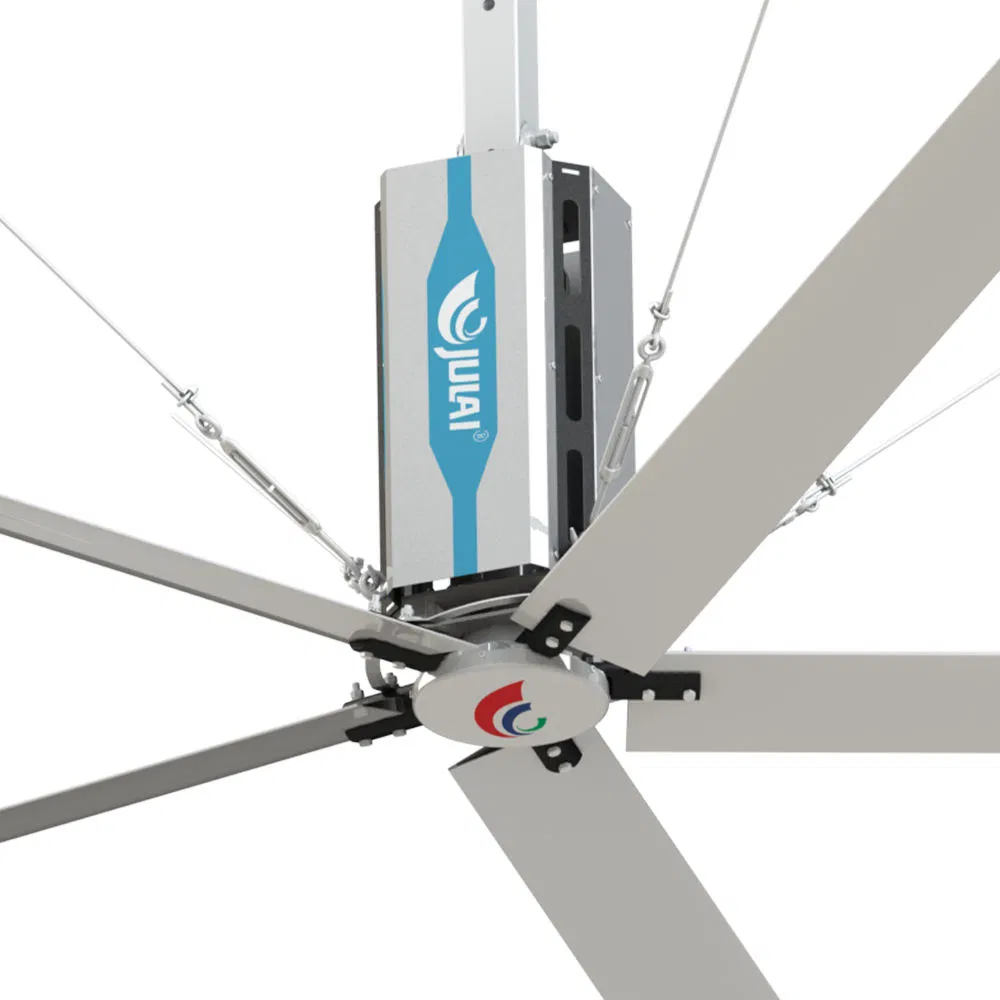 Julai Fans 24FT 1.5kw Hvls Industrial Large Ceiling Fan for Warehouse Ventilation