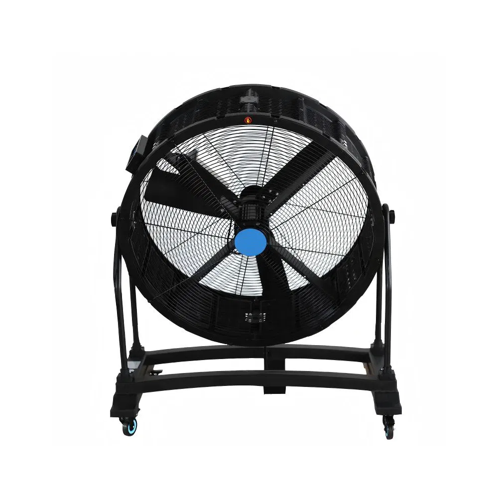 Mobile Industrial Standing Fan Movable Industrial Ceiling Fan with Wheel Portable Drum Fan Commercial