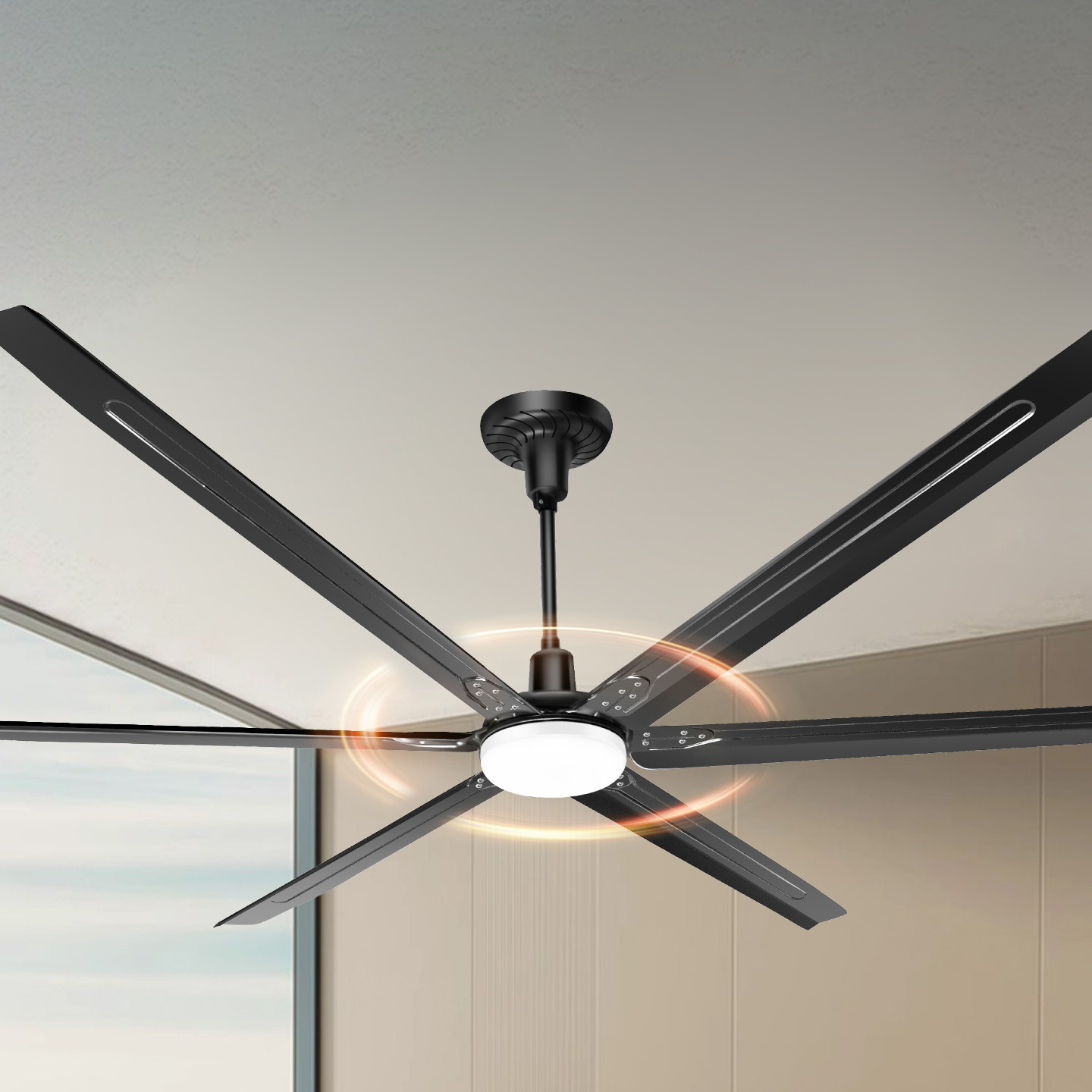 Best Price Modern Design 120 Inch 10 Feet Ceiling Mounted Big Size Large Electric BLDC Hvls Industrial Ceiling Fan