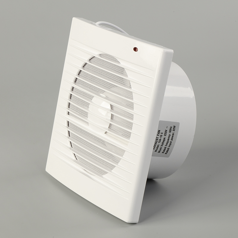 Compact White Energy-Efficient Ceiling Exhaust Fan for Restaurants