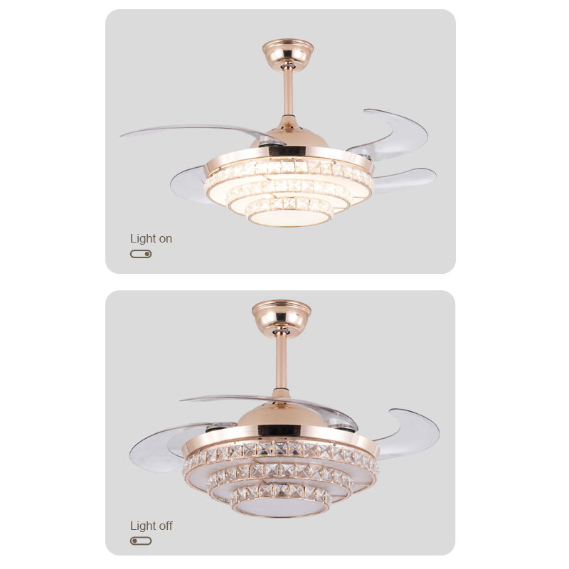 Energy-Efficient ABS Blade Ceiling Fan with Integrated LED