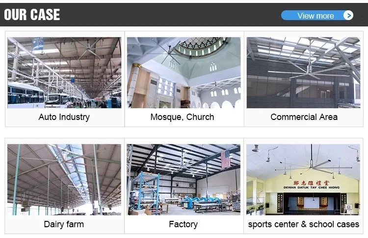 HVLS Ceiling Fan Usage and Application