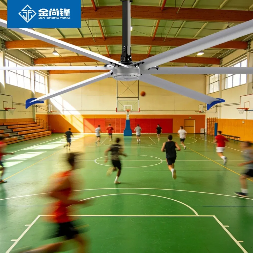 Natural Airflow 3-7.3m Permanent Magnet Industrial Hvls Direct Drive Ceiling Fan