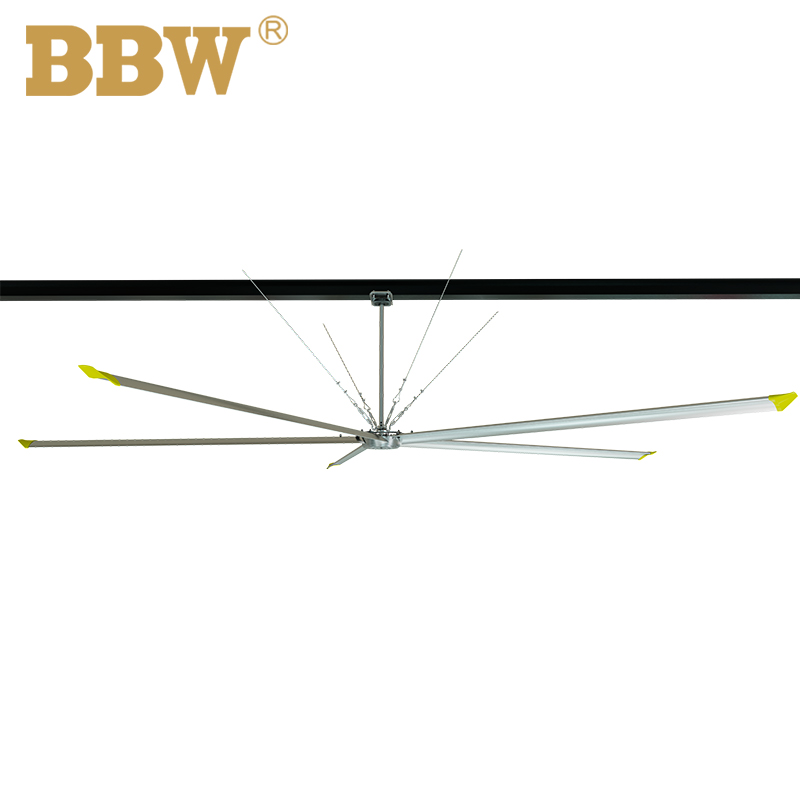 8FT 9FT 10FT Low RPM Wholesale HVLS Commercial Ceiling Fan for Garage Meeting Room Office School Classroom