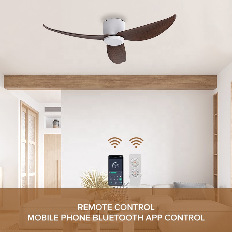 Electric Household Ceiling Fan with Inverter DC Motor Smart Remote Control Energy Saving &amp; App-Controlled