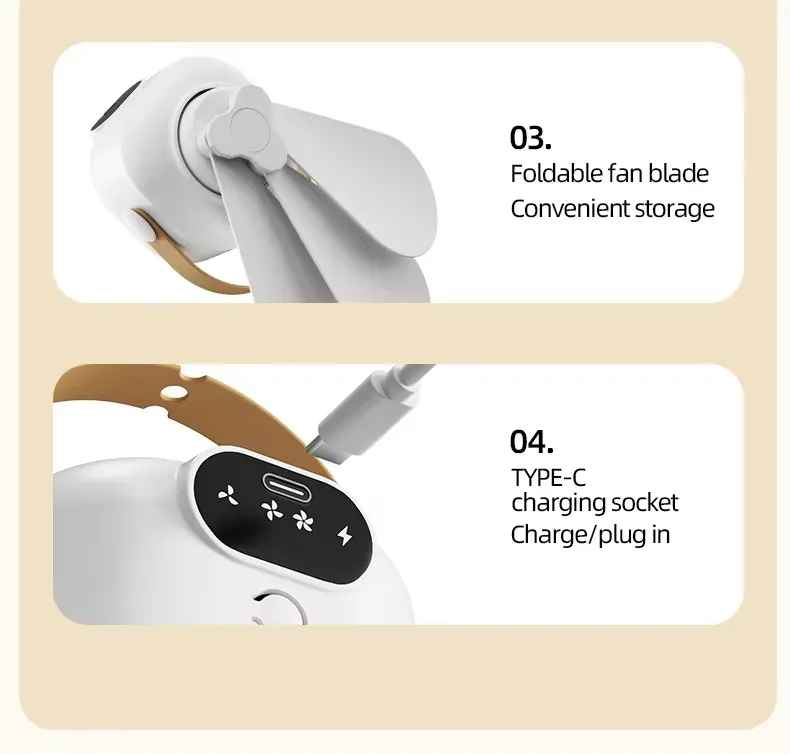 Portable LED Ceiling Fan with Light USB Charging & Remote Control for RV Hotel & Car for Outdoor Camping