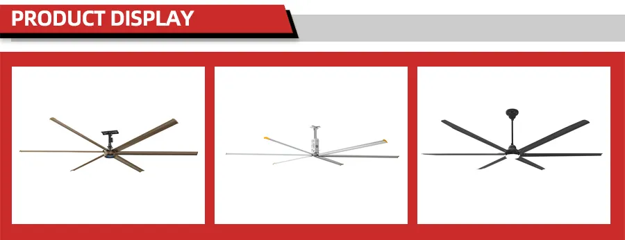 Super Quiet High Wind Speed Industrial Ceiling Fan for Chemical Plant