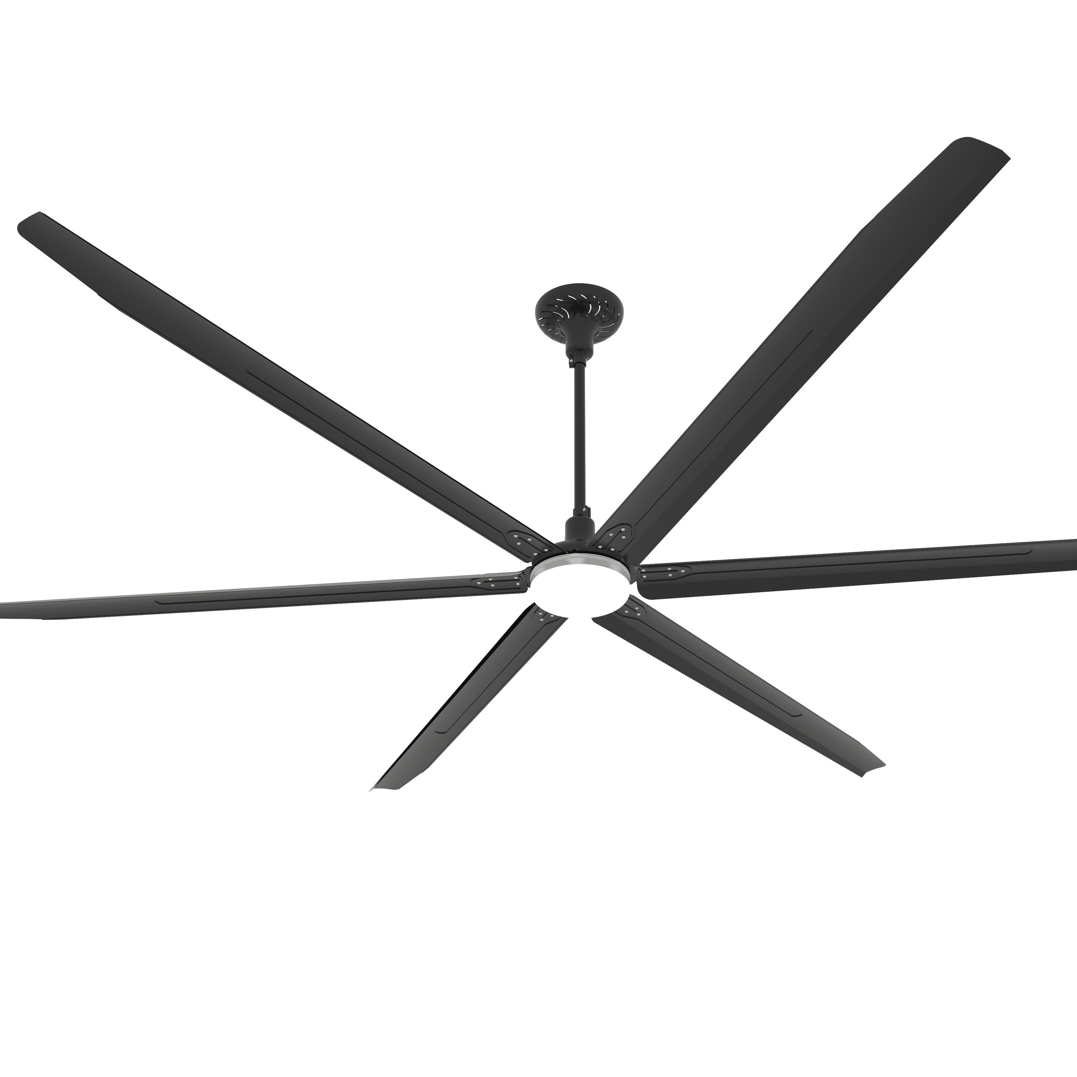 AipuFans Commercial Industrial Use 1.5m 2m 2.5m 3m HVLS Fan Big Volume 6 Blades Ceiling Fan For Restaurant Gym Large Venue